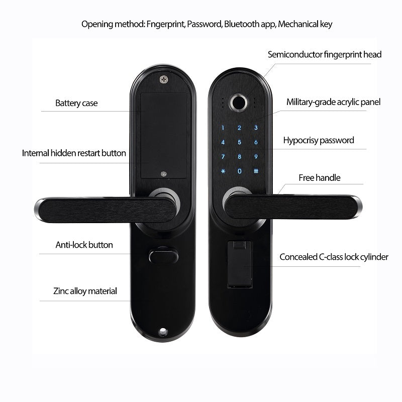 SecureTouch™ Smartes Fingerabdruck-Türschloss