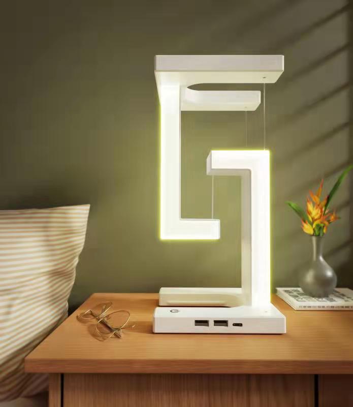 LumiFloat – Draadloze LED-bureaulamp met oplaadfunctie