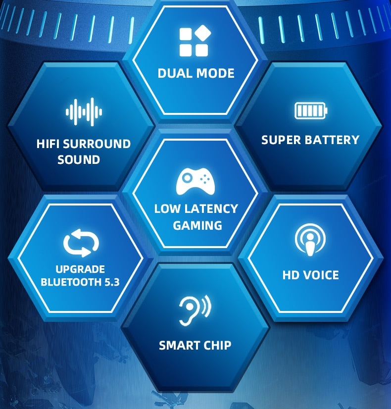 Lenovo GM2 Pro Bluetooth 5.3-oortelefoons