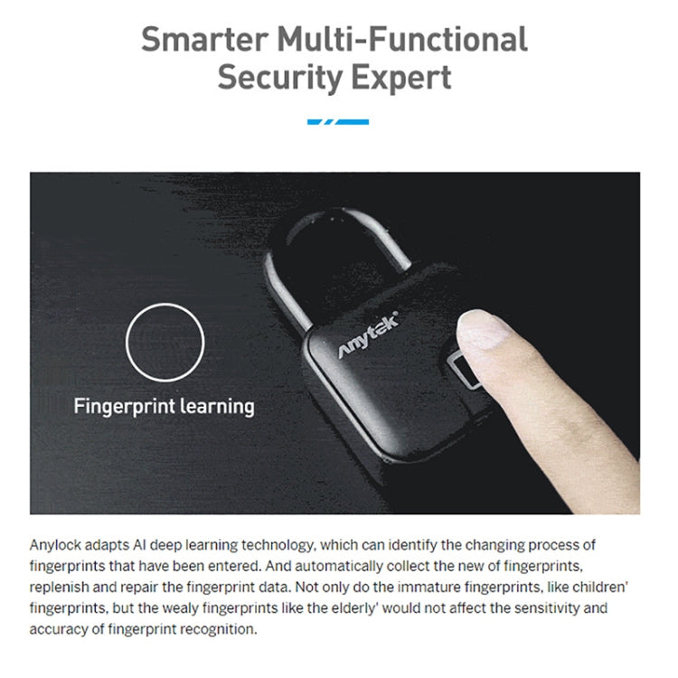 Anytek™ Smart Waterproof Vingerafdrukslot