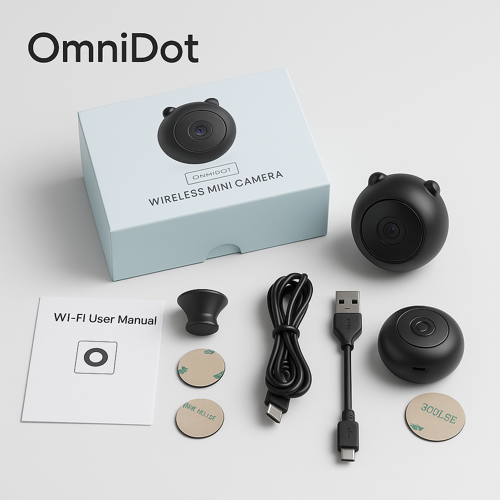 OmniDot™ – Ultra Compact Wireless Mini Camera