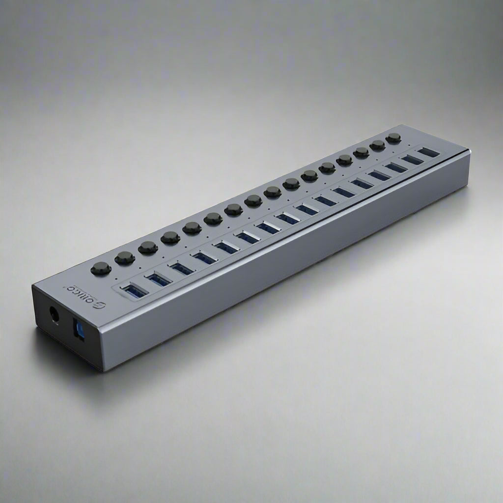 ORIHUB™ – 7/10/13/16-Port USB 3.0 Smart Hub mit Stromversorgung