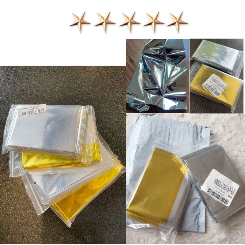 Notfall-Thermo-Poncho-Decke, leicht, faltbar, wasserabweisend
