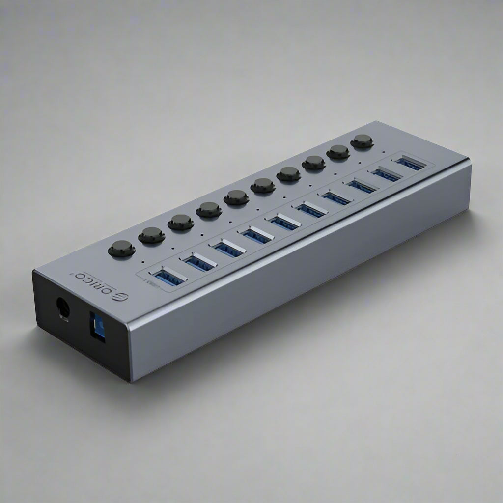 ORIHUB™ – 7/10/13/16-Port USB 3.0 Smart Hub mit Stromversorgung