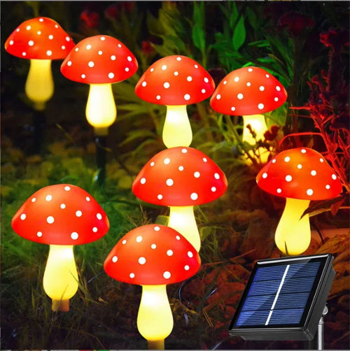 GlowShroom™ Solar Mushroom Fairy Lights