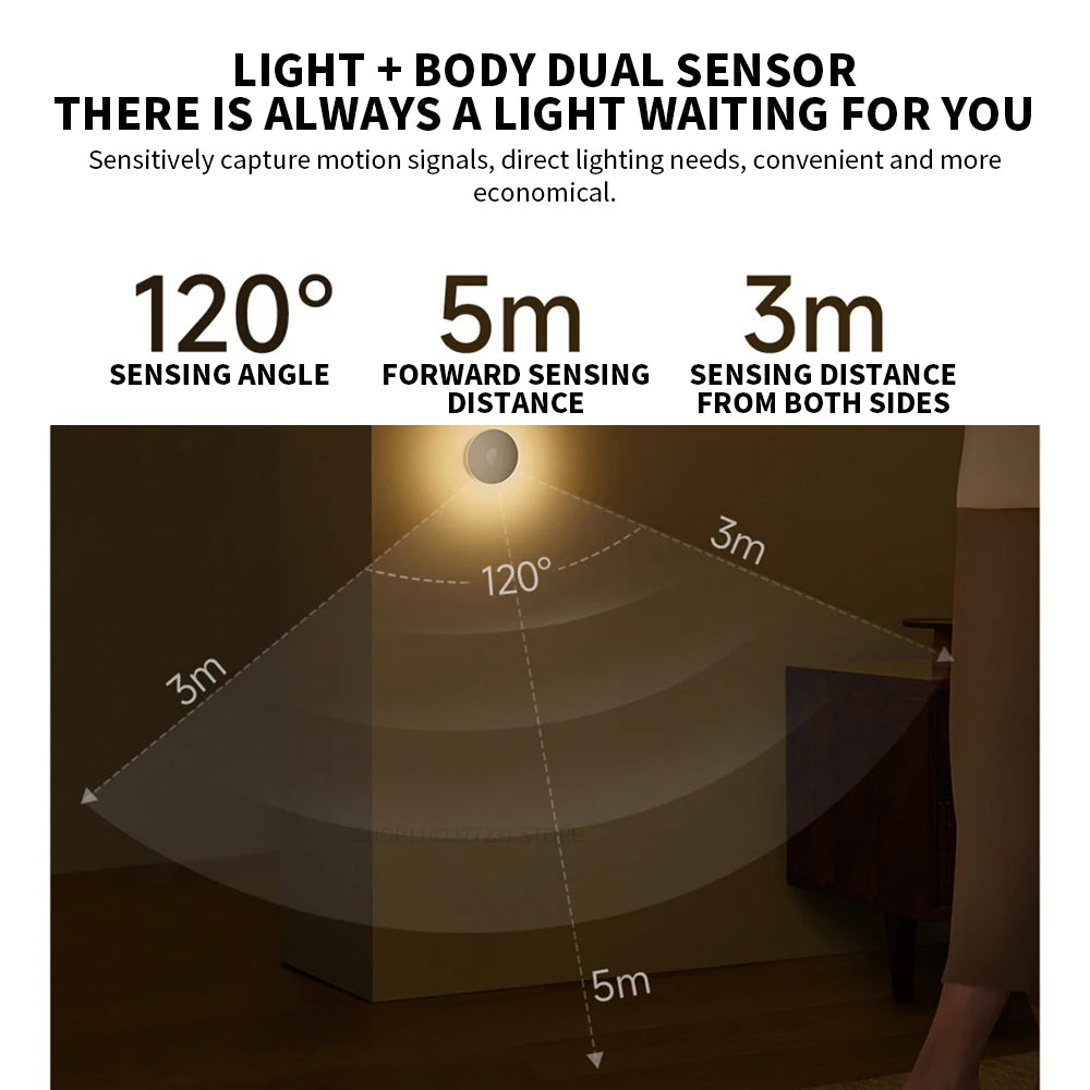 Mijia Glow™ – Xiaomi Nachtlampje 3 (oplaadbaar, bewegingssensor)