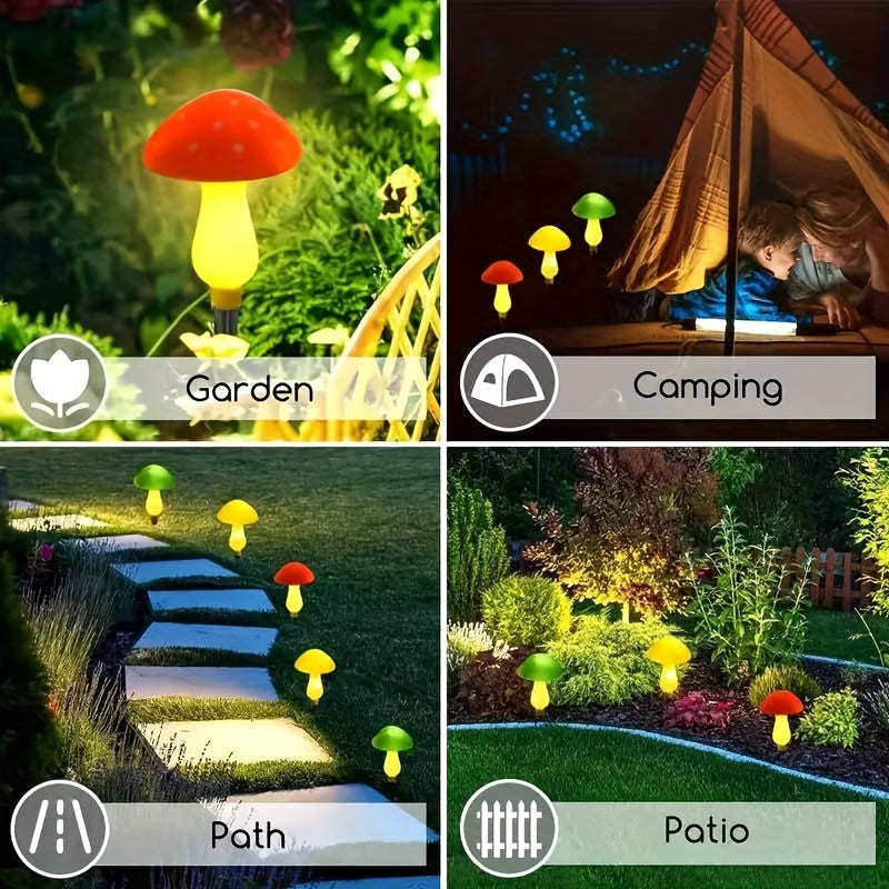 GlowShroom™ Solar-Lichterkette in Pilzform