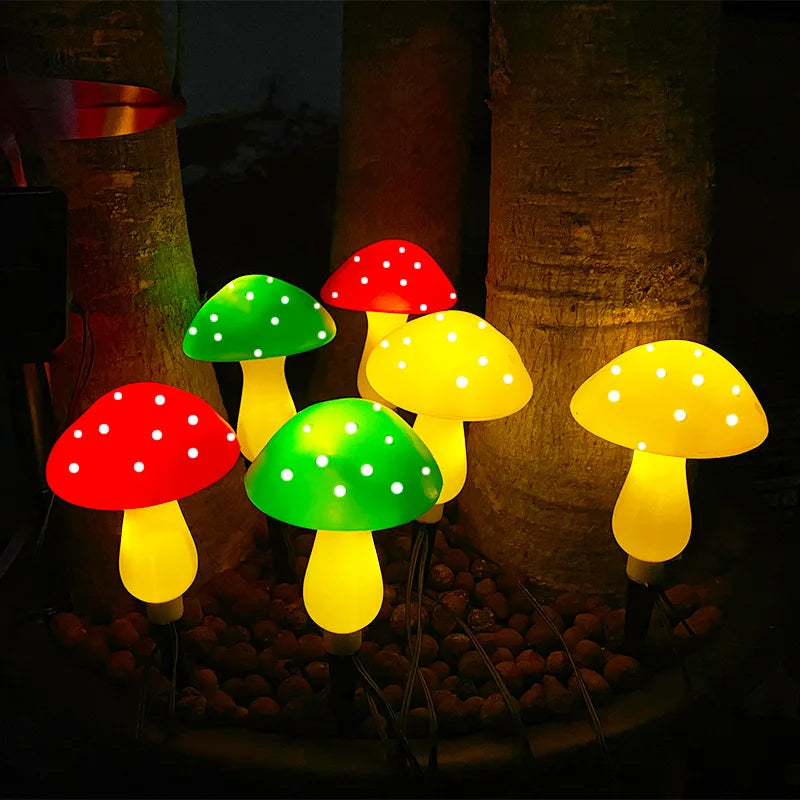 GlowShroom™ Solar Mushroom Fairy Lights