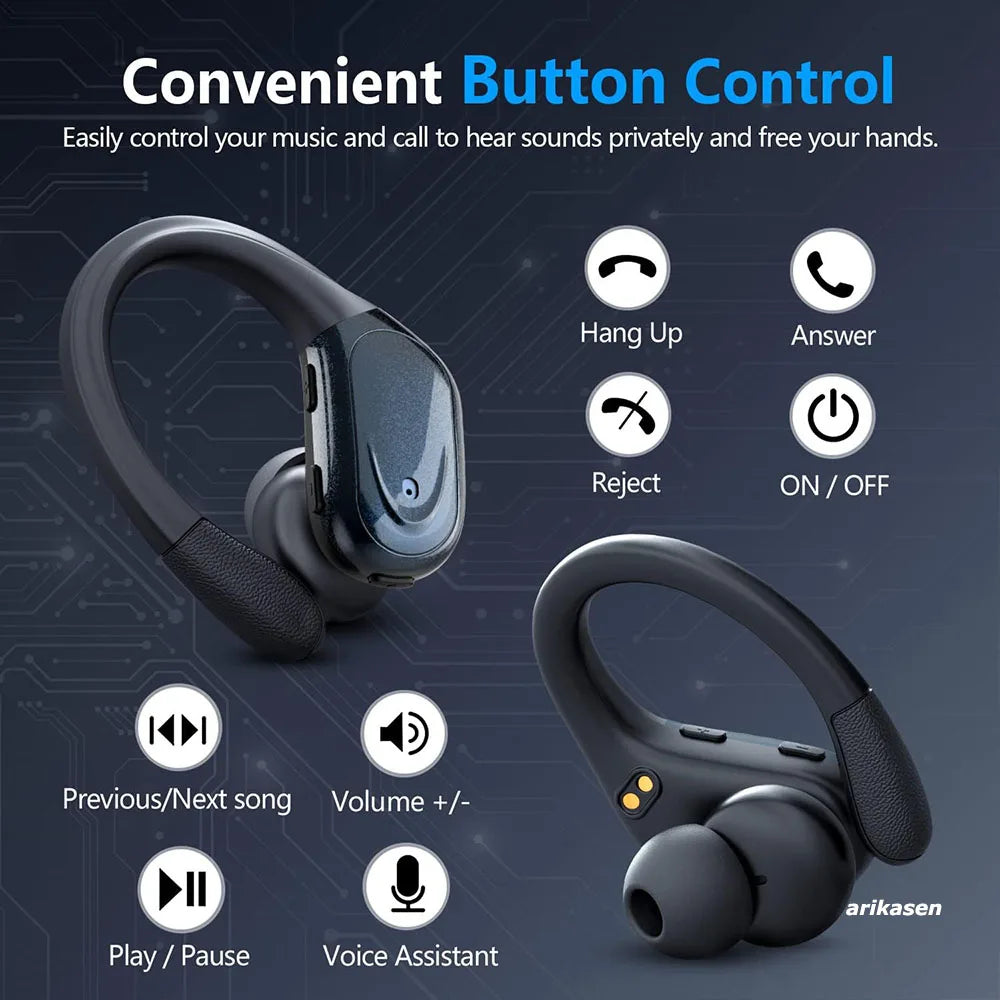 SportBuds™ – Bluetooth 5.3-Ohrhörer mit 75-Stunden-Akku und ENC-Mikrofon