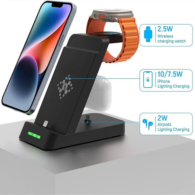 VoltBase™ 3-in-1 magnetisches kabelloses Ladegerät
