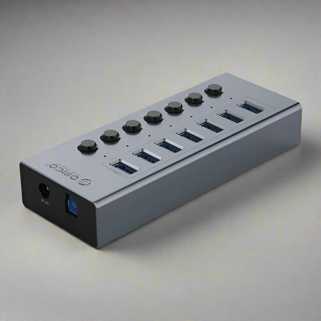 ORIHUB™ – 7/10/13/16-Port USB 3.0 Smart Hub mit Stromversorgung