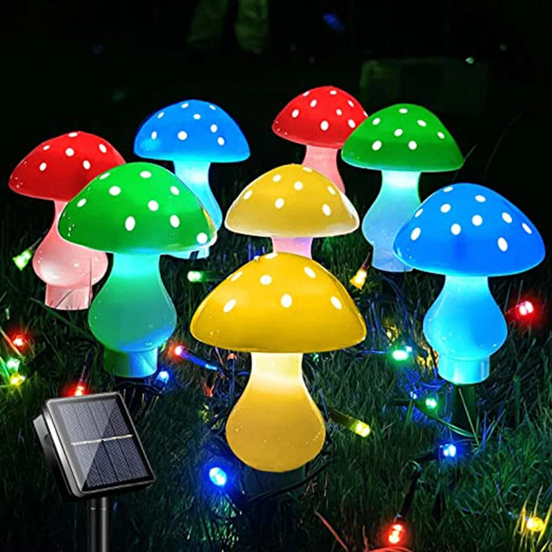 GlowShroom™ Solar Mushroom Fairy Lights