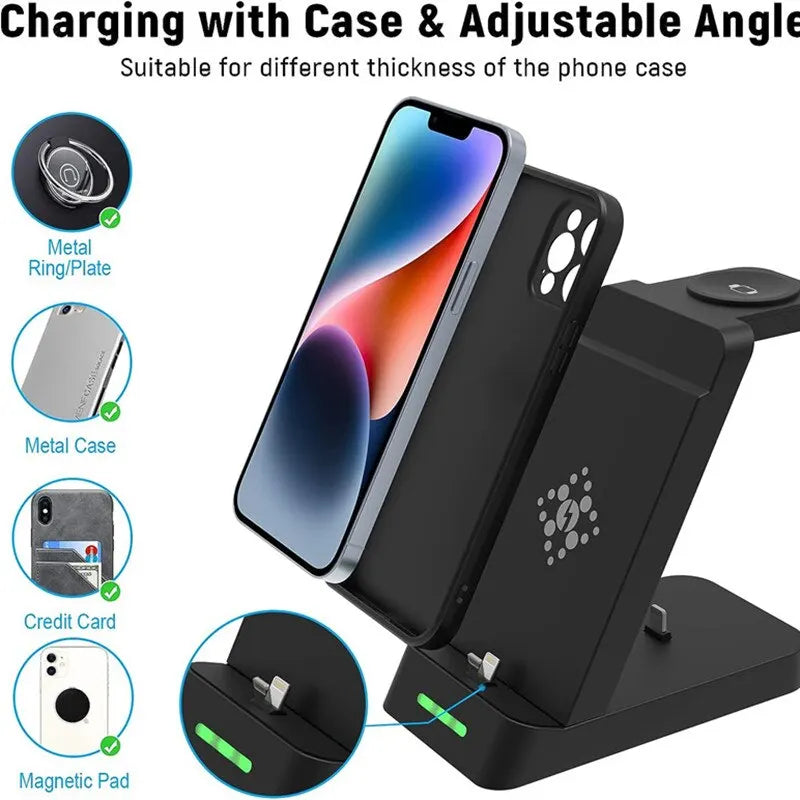 VoltBase™ 3-in-1 magnetisches kabelloses Ladegerät