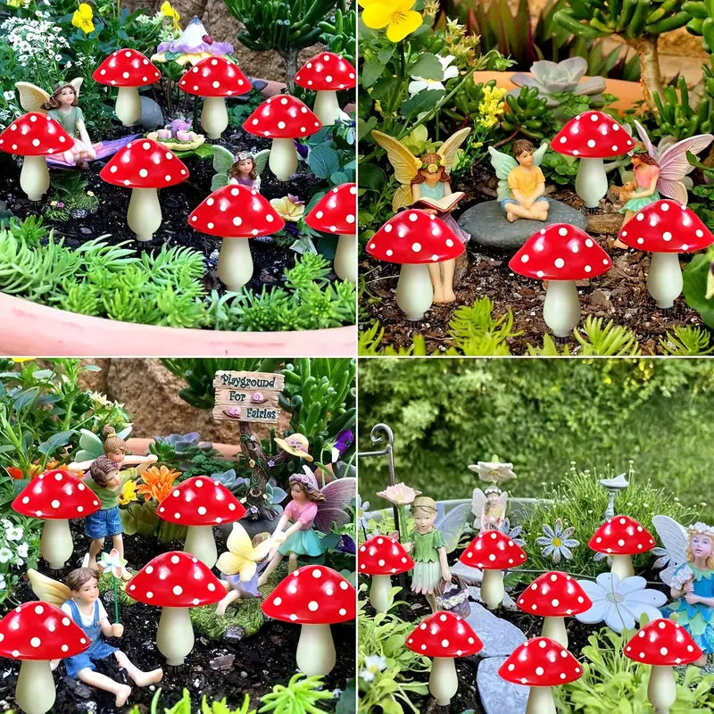 GlowShroom™ Solar-Lichterkette in Pilzform