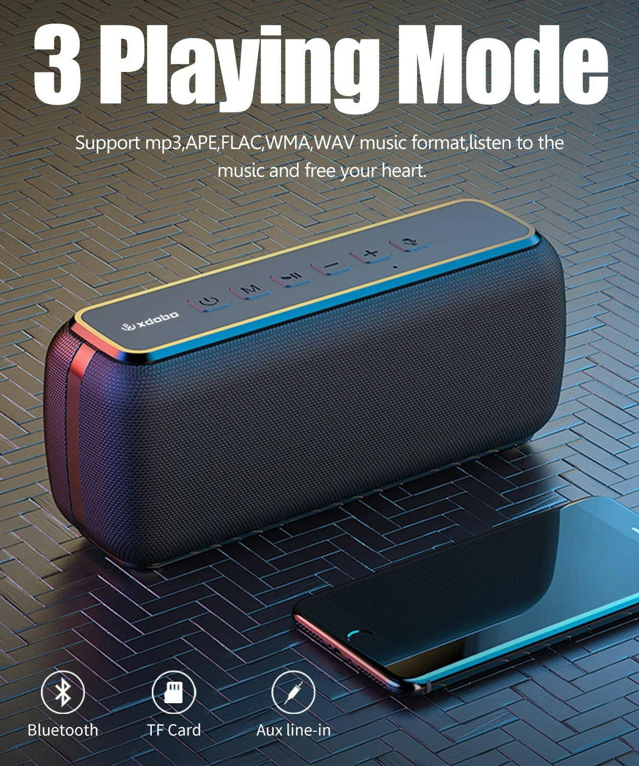 Portable Bluetooth speakers with built-in power bank feature, ideal wireless speakers for travel and outdoor use.