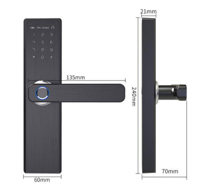 SecureGlow™ Smart Vingerafdrukslot