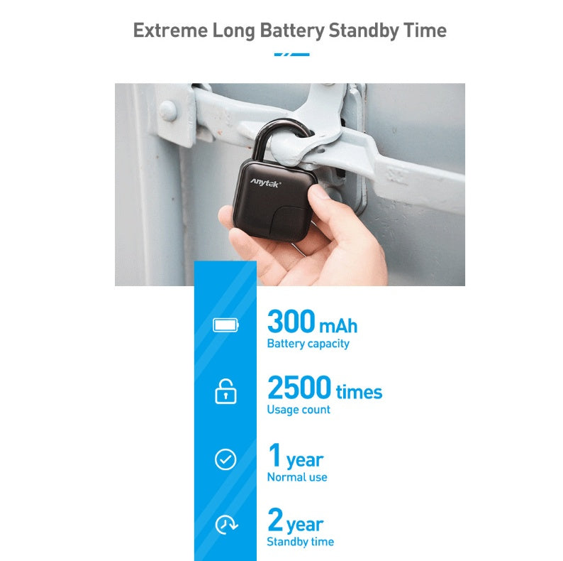 Anytek™ Smart Waterproof Vingerafdrukslot
