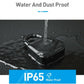 Smart waterproof fingerprint padlock with advanced sensor, key access, and biometric security for enhanced protection.