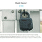 Smart waterproof fingerprint padlock with advanced sensor, key access, and biometric security for enhanced protection.