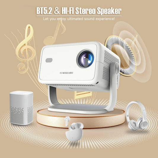 Magcubic L018 Android Projector, affordable home projector, best 4K LED projector for cinema rooms