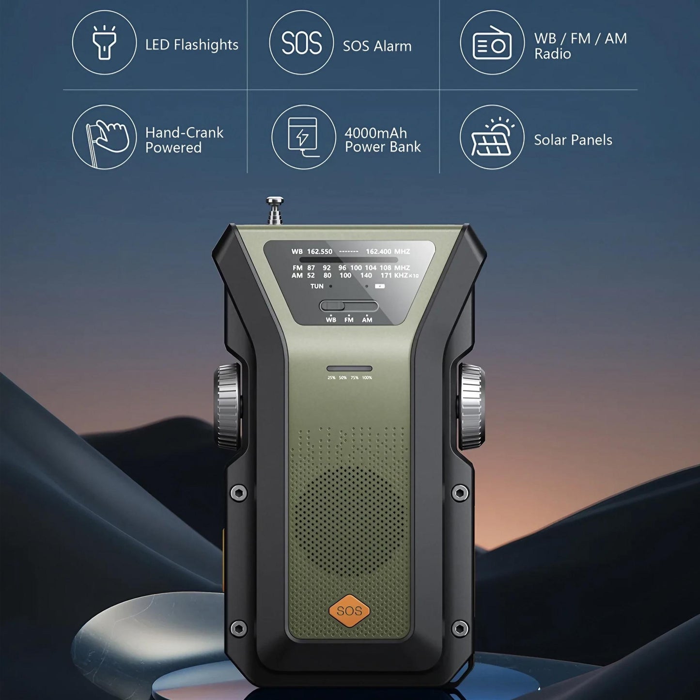 SurviveWave™ Series – Emergency Multi-Power Radios
