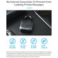 Smart waterproof fingerprint padlock with advanced sensor, key access, and biometric security for enhanced protection.