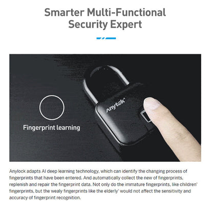 Anytek™ Smart Waterproof Vingerafdrukslot