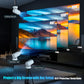 4K WiFi HY300 PRO+ Smart Projector, mini projector for mobile, and best portable projector under $200