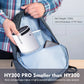 HY300 Pro Android Projector displaying 4K LED visuals for media rooms, a top choice among affordable home projectors.