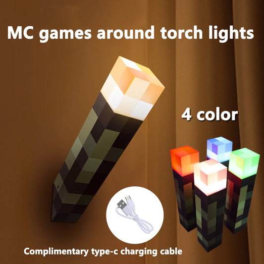 PixelTorch™ – Oplaadbare gamelamp voor aan de muur
