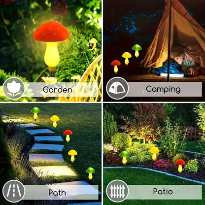 GlowShroom™ Solar-Lichterkette in Pilzform