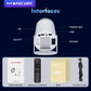 HY300 Pro Android Projector displaying 4K LED visuals for media rooms, a top choice among affordable home projectors.