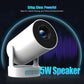 4K WiFi HY300 PRO+ Smart Projector, mini projector for mobile, and best portable projector under $200