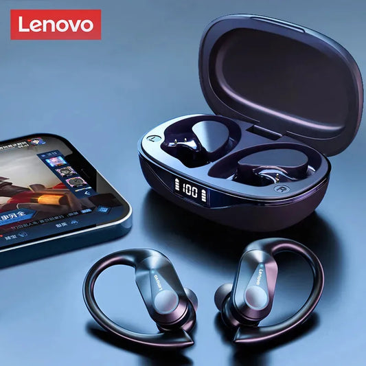 Lenovo LP75 wireless Bluetooth earphones with advanced audio quality for seamless music and call experience