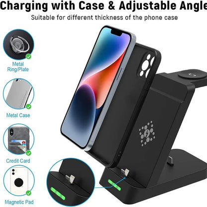 VoltBase™ 3-in-1 magnetisches kabelloses Ladegerät