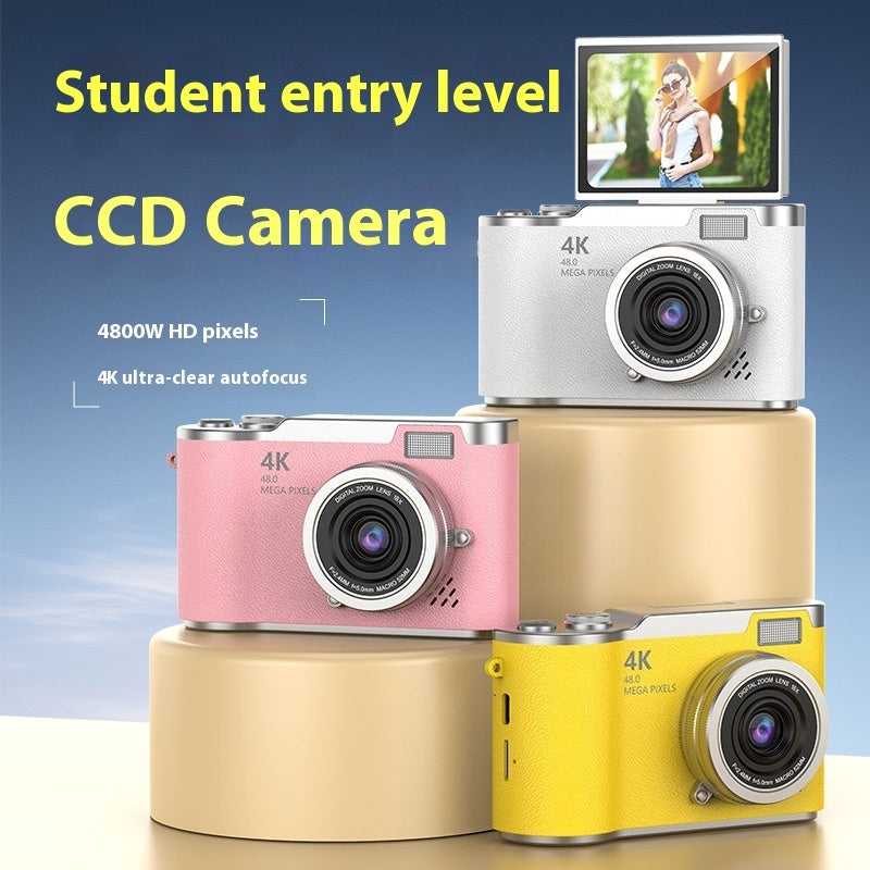 4K HD digitale camera met roterend scherm - Leg het leven vast in verbluffende details 